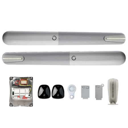 KEY RAY KIT KRAY2524EK zestaw automatyki 24V do bram skrzydłowych o szerokości bramy do 6m, dla skrzydła o długości do 3m