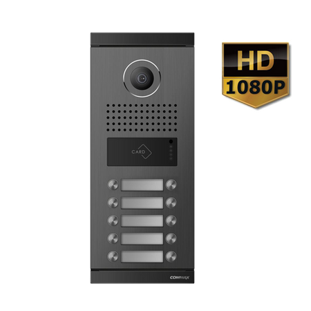 Commax DRC-10MLFD/RFID Kamera 10-abonentowa HD 1080p z czytnikiem RFID, panel zewnętrzny 