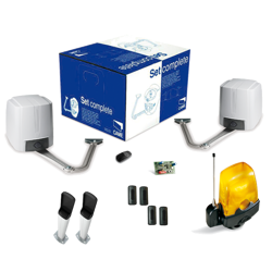 Came FAST PLUS FA7024 zestaw automatyki 24V do bramy skrzydłowej do 4,6m, dla skrzydła o długości do 2,3m, system w pełnej opcji