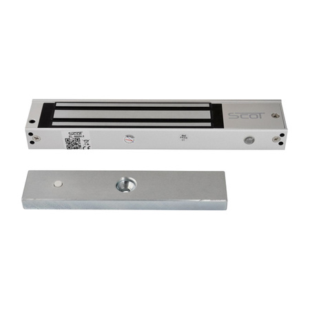 Scot EL-600TSL2 zwora elektromagnetyczna 280kg z sygnalizacją i zwłoką czasową