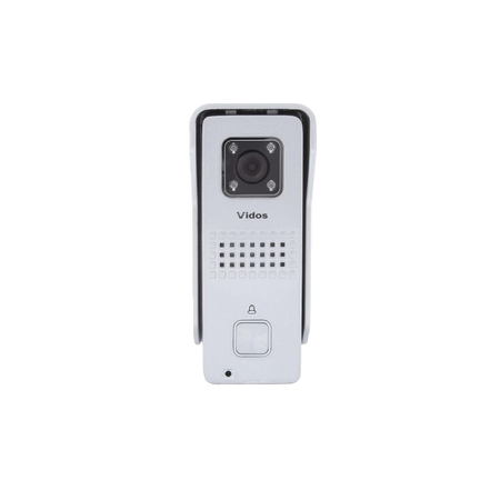 Vidos S6S stacja bramowa jednoabonentowa kamera dla systemów wideodomofonowych kolor srebrny