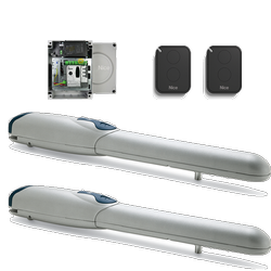 Nice WINGO 2024 zestaw automatyki 24V do bram skrzydłowych o szerokości bramy do 4m, dla skrzydła o długości do 2m