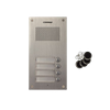 Commax Domofon wielorodzinny zestaw domofonowy stacja bramowa z czytnikiem RFID dla czterech abonentów DR-4UM/RFID + 4 unifony DP-SS