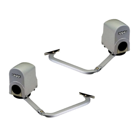 Faac 391 Energy 24V PREMIUM zestaw automatyki do bramy skrzydłowej o długości skrzydła do 2m (2.5m z zamkiem elektromagnetycznym)