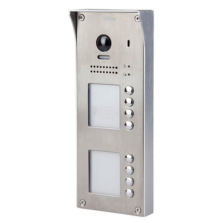 Vidos S1108A ośmioabonentowa stacja bramowa z wbudowanym czytnikiem zbliżeniowym do systemu Vidos Duo