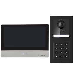 Wideodomofon Vidos ONE IP zestaw wideodomofonowy monitor M2020 + natynkowa stacja bramowa S2102-D z szyfratorem