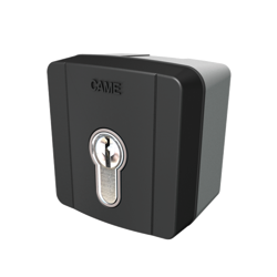 CAME SELD1FAG – stacyjka do montażu natynkowego z wkładką DIN dla sterowania 230 V. Kolor szary RAL7024