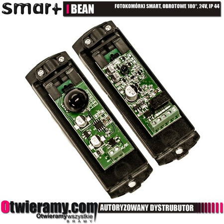 Fotokomórki obrotowe do bramy automatycznej Smart Bean 180° 12-24V