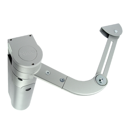 Nice WALKY 1024 zestaw automatyki do furtek o długości skrzydła do 1.8 m i ciężarze do 100 kg, zestaw z lampą i fotokomórkami