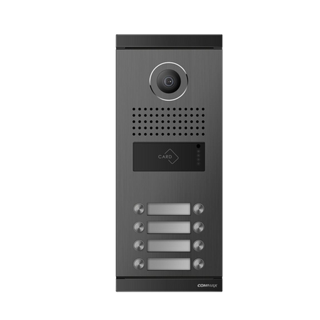 Commax DRC-8ML/RFID Kamera 8-abonentowa z czytnikiem RFID, panel zewnętrzny