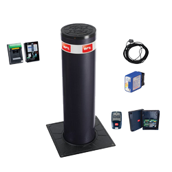 BFT STOPPY B 200/700 zestaw zapory drogowej 230V, oświetlenie LED, średnica cylindra 200 mm, wysokość 700 mm, zestaw z pętlą indukcyjną i zasilaniem awaryjnym