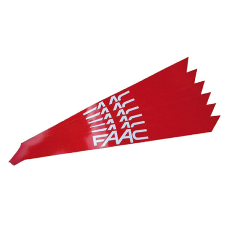 Faac naklejki na ramię szlabanu 490117