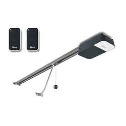 Nice SPIDO 1000 INTI SPO1032CKCE zestaw automatyki do bram garażowych o powierzchni bramy do 13,2m² i wysokości do 350 cm, 1000N, szyna z łańcuchem