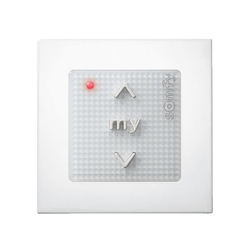 Somfy 1811066 Smoove Orgin IO z ramką Pure radiowy nadajnik naścienny