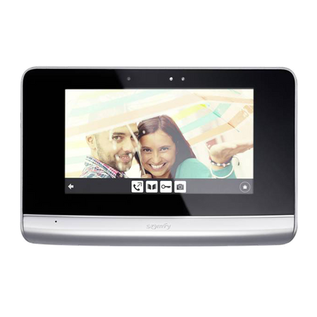 Somfy 2401446 wideodomofon, zestaw wideodomofonowy V500 monitor + panel zewnętrzny