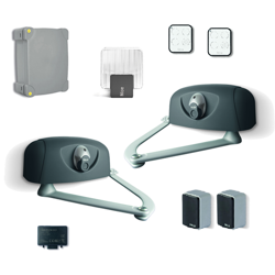 Nice Hyppo zestaw automatyki 230V do bram skrzydłowych o szerokości bramy do 6m, dla skrzydła o długości do 3m