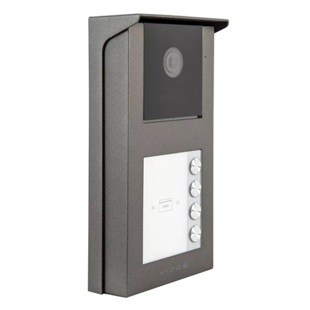 Vidos S201-4 czteroabonentowa stacja bramowa przeznaczona do pracy w systemach 2IP