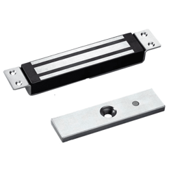 Scot EL-350MS zwora elektromagnetyczna wpuszczana 180 kg, z sygnalizacją, styk NO/NC