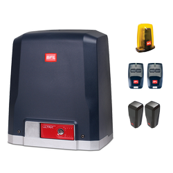 BFT DEIMOS ULTRA BT KIT A600 zestaw automatyki do bramy przesuwnej o wadze do 600 kg 24V zestaw z 2 pilotami i lampą