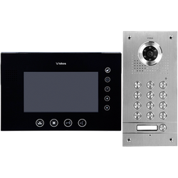 Vidos zestaw wideodomofonowy monitor M670B-S2 + stacja bramowa S561D z wbudowanym zamkiem szyfrowym