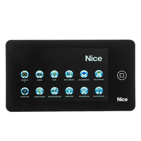 Nice PRO BB zestaw wideodomofonowy z dotykowym ekranem dla domu jednorodzinnego