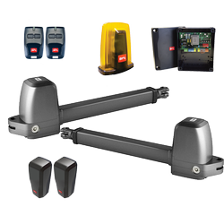 BFT ATHOS AC KIT A40 zestaw automatyki do bram skrzydłowych o wadze do 400kg i długości skrzydła do 4m zestaw z lampą