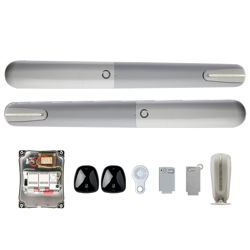 KEY RAY KIT KRAY4024EK zestaw automatyki 24V do bram skrzydłowych o szerokości bramy do 8m, dla skrzydła o długości do 4m