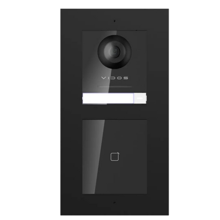 Wideodomofon Vidos ONE IP zestaw wideodomofonowy monitor M2010W + podtynkowa stacja bramowa S2202-EM z czytnikiem zbliżeniowym RFID