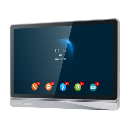 Revizoom wideodomofon 10" RM-T404HDI BLACK + kamera RC-412HD-CK