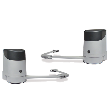 Nice HOPP zestaw automatyki 24V do bram skrzydłowych o szerokości bramy do 4,8m, dla skrzydła o długości do 2,4m