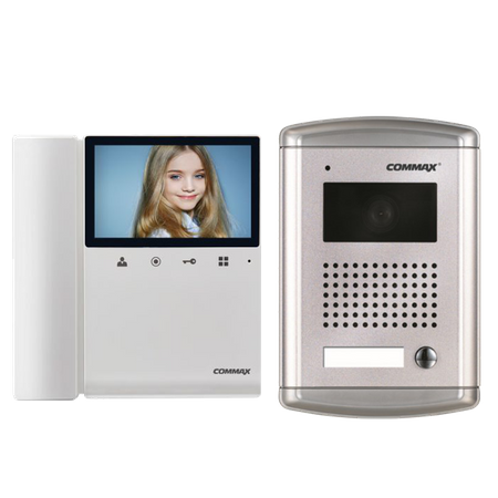 Commax wideodomofon monitor 4,3" CDV-43K2 + kamera DRC-4CANS