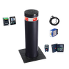 BFT STOPPY B 200/700 zestaw zapory drogowej 230V, oświetlenie LED, średnica cylindra 200 mm, wysokość 700 mm, zestaw z pętlą indukcyjną i zasilaniem awaryjnym