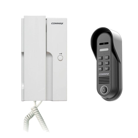 Commax domofon DP-3HP/DR-3PK zestaw domofonowy jednoabonentowy z szyfratorem