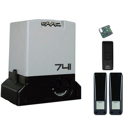 Faac 741 Delta 3 zestaw automatyki do bramy przesuwnej o wadze do 900kg z pilotem FDS