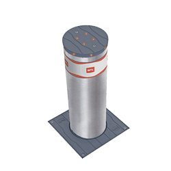 BFT STOPPY MBB KIT 219/700.C 230 LI C zapora drogowa 230V ze stali nierdzewnej, oświetlenie LED, średnica cylindra 219 mm, wysokość 700 mm