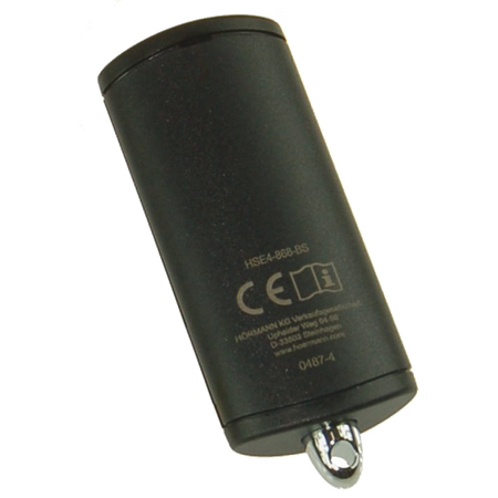 Pilot Hormann HSE 4 BS BiSecur 4511738 nadajnik 4-kanałowy czarny matowy