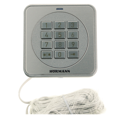 Hormann CTV 3-1 4511689 sterownik kodowany, 3 oddzielne wyjścia przekaźnikowe, metalowa klawiatura