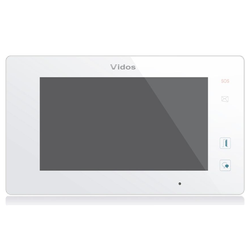 Vidos M1021W wideodomofon cyfrowy, monitor dwuprzewodowy przeznaczony do pracy w systemach DUO i DUO MULTI