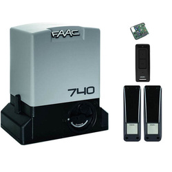 Faac Delta 2 napęd do bramy przesuwnej zestaw automatyki do bramy przesuwnej o wadze do 500kg z pilotem FDS