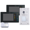 Vidos zestaw wideodomofonowy 2 monitory M1021B z wbudowaną pamięcią + kamera S1202A + zasilacz P24/18