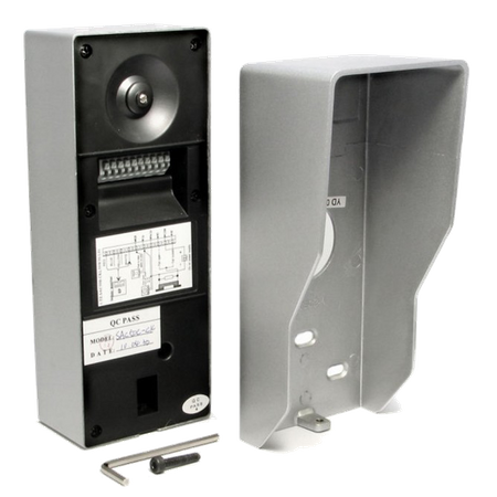 Vidos S50D jednoabonentowa stacja bramowa dla systemów wideodomofonowych z wbudowanym zamkiem szyfrowym