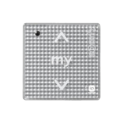 Somfy 1811007 Smoove 1 io Silver Shine radiowy nadajnik naścienny