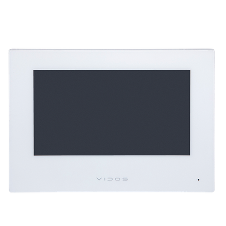 Wideodomofon Vidos ONE IP zestaw wideodomofonowy monitor M2010W + natynkowa stacja bramowa S2401-N z wbudowanym czytnikiem zbliżeniowym RFID
