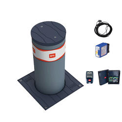 BFT STOPPY MBB KIT 219/500.C 230 L C zestaw zapory drogowej 230V, oświetlenie LED, średnica cylindra 219 mm, wysokość 500 mm zestaw z pętlą indukcyjną