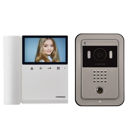 Commax wideodomofon monitor 4,3" CDV-43K2 + kamera DRC-4FC