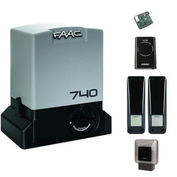 Faac Delta 2 PREMIUM zestaw automatyki do bramy przesuwnej o wadze do 500kg