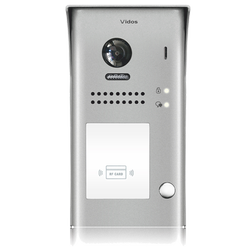 Vidos S1101A jednoabonentowa stacja bramowa wideodomofonu cyfrowego z wbudowanym czytnikiem zbliżeniowym Vidos DUO