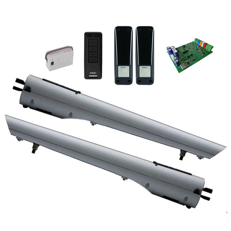 Faac Handy 24V - S418 zestaw automatyki do bramy skrzydłowej o długości skrzydła do 2.3m (2.7m z zamkiem elektromagnetycznym) z pilotem FDS