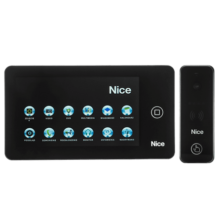 Nice PRO BB zestaw wideodomofonowy z dotykowym ekranem dla domu jednorodzinnego