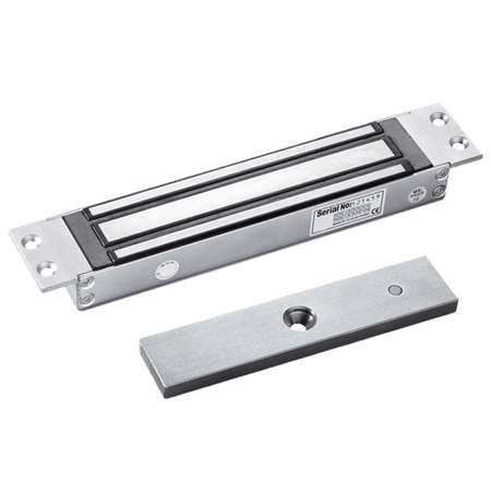 Scot EL-600MS zwora elektromagnetyczna wpuszczana 280 kg, z sygnalizacją, styk NO/NC